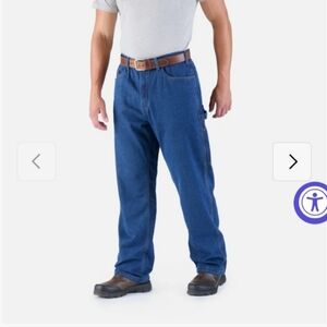 EUC BERNE Heartland Flannel-lined Denim Dungaree 38W x 30L